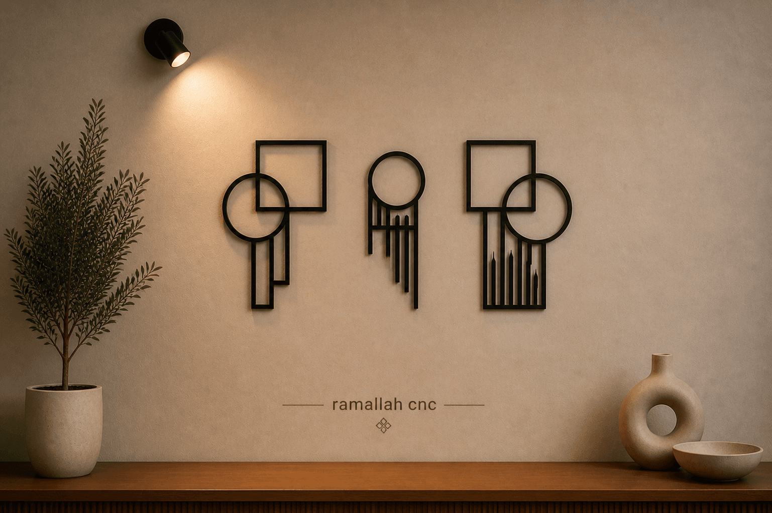 ديكور هندسي — ثلاثي