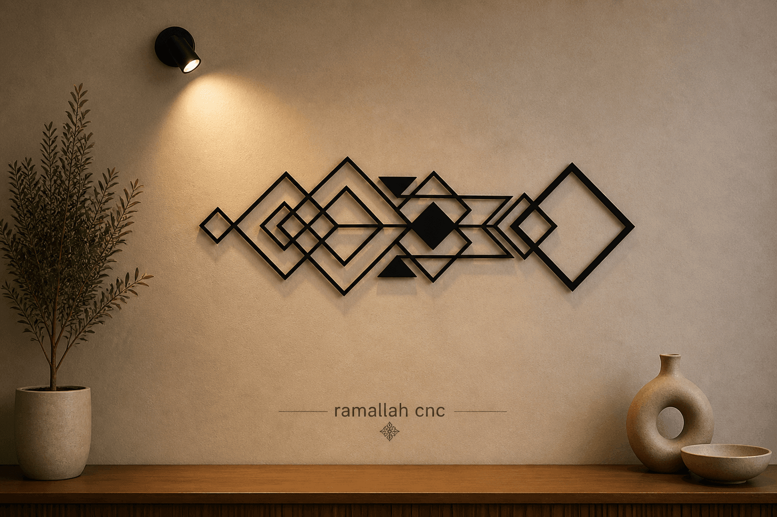 Ramallah CNC — Geometric Wall Art